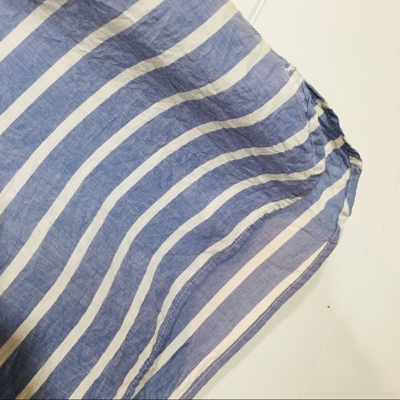GAP Chambray Striped Blouse Dress Women’s SMALL - Picture 5 of 7